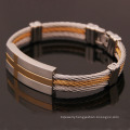 Japanese And Korean Style Cross Silver Gold Jewelry Hot Sale Stainless Steel Jewelry Bracelet Wire Bangles